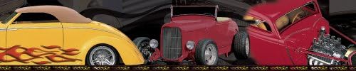Old Cars Wall Border