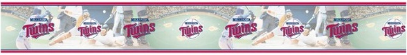 Minnesota Twins Baseball Wall Border