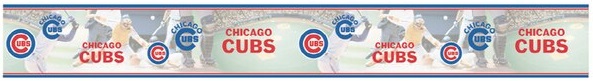 Chicago Cubs Baseball Wall Border