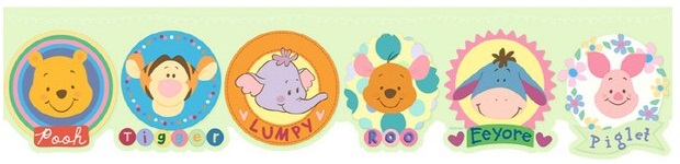 Pooh & Friends Wall Border