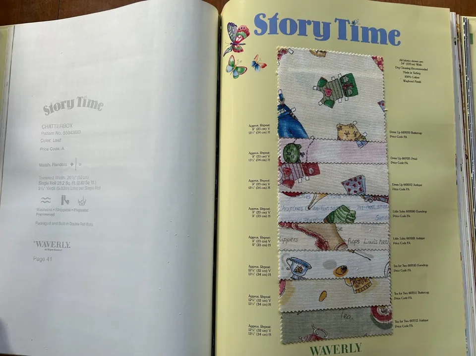 Story Time Wallpaper Samples