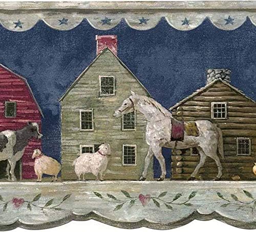 Farm Animals Wall Border