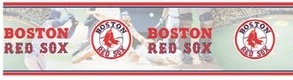 Boston Red Sox Baseball Wall Border
