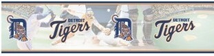 Detroit Tigers Baseball Wall Border