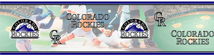 Colorado Rockies Baseball Wall Border