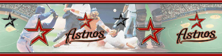 Houston Astros Baseball Wall Border