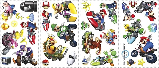 Mario Kart wall decals