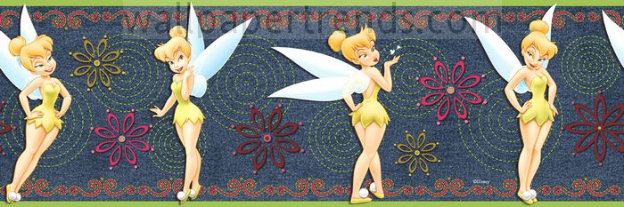 Tinkerbell (Denim) Wall Border
