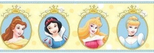 Disney Princess Cameos Wall Border