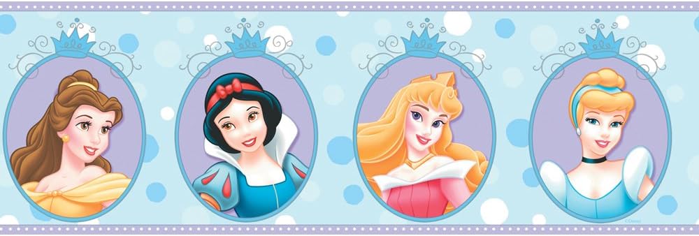 Princess Cameos Wall Border