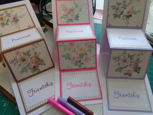 Greeting Card Lettering: Precious Friendship