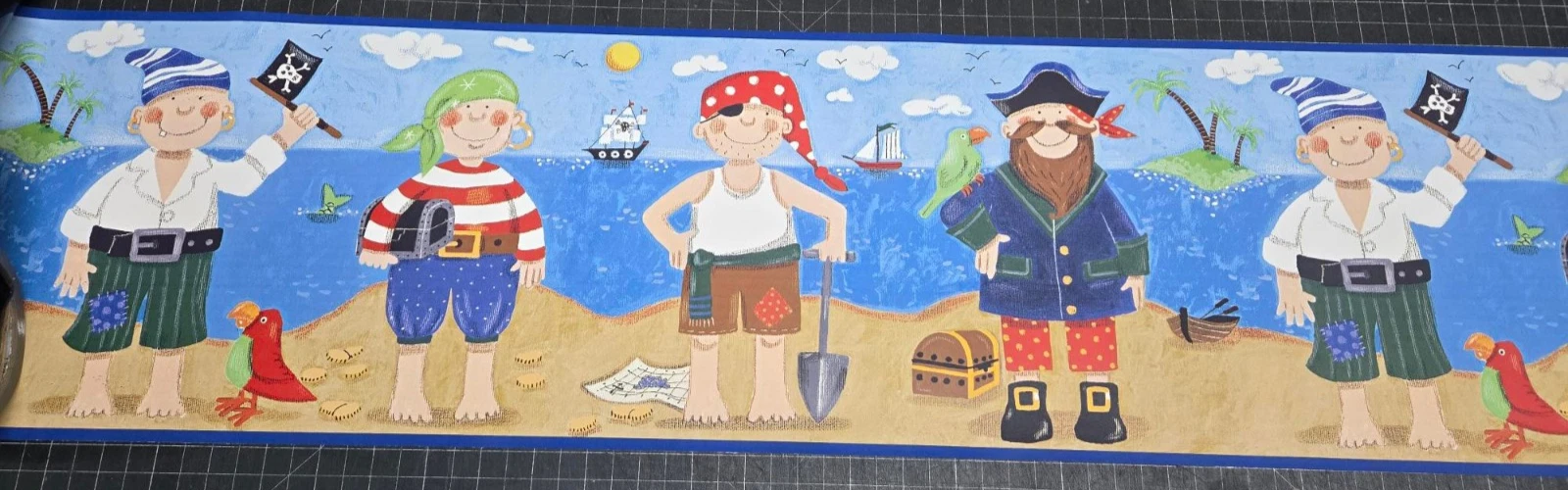 Pirate Boys Wall Border