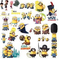 Despicable Me Minions wall decals