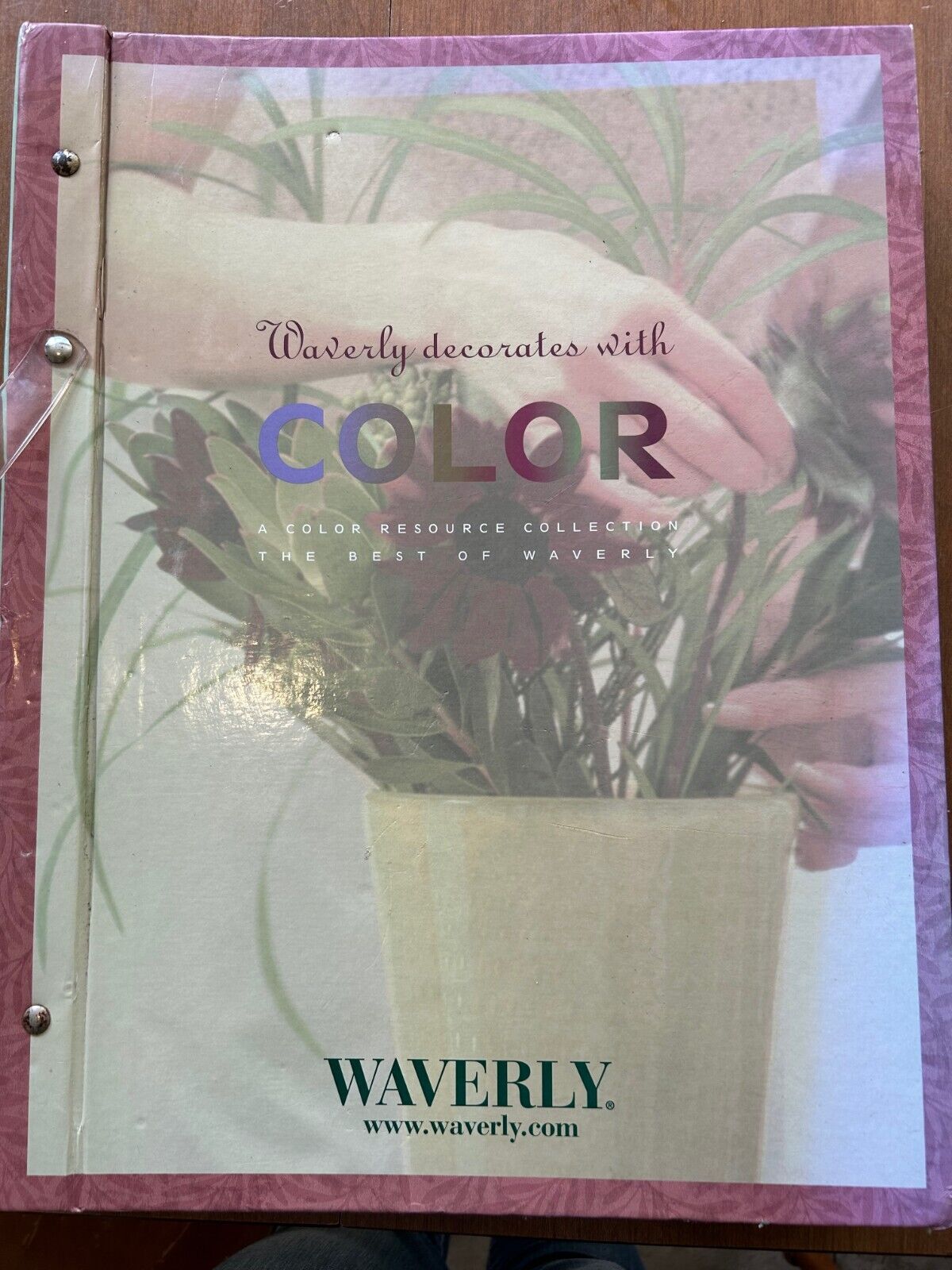 Waverly Decorates with Color Wallpaper Sample Book