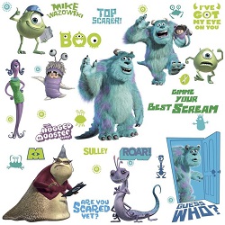 Monsters Inc wall decals