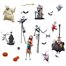 Nightmare Before Christmas wall decals