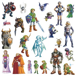 Legend of Zelda wall decals