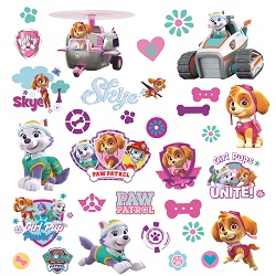 Paw Patrol Girl Pups wall decals