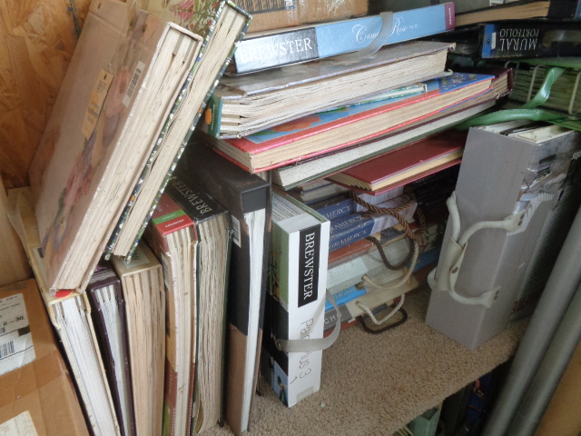 Piles of Wallpaper Sample Books