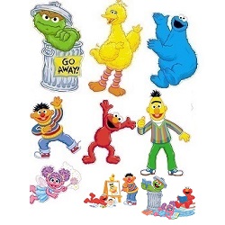 Sesame Street Characters wall decals