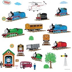 Thomas the Tank Engine Train wall decals