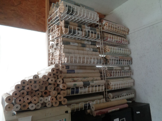Shelves of Wallpaper