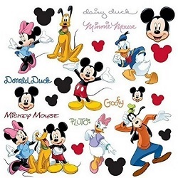 Walt Disney Mickey Mouse wall decals