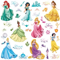 Walt Disney Princess wall decals