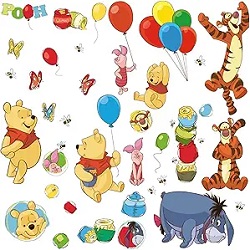 Winnie the Pooh bear wall decals